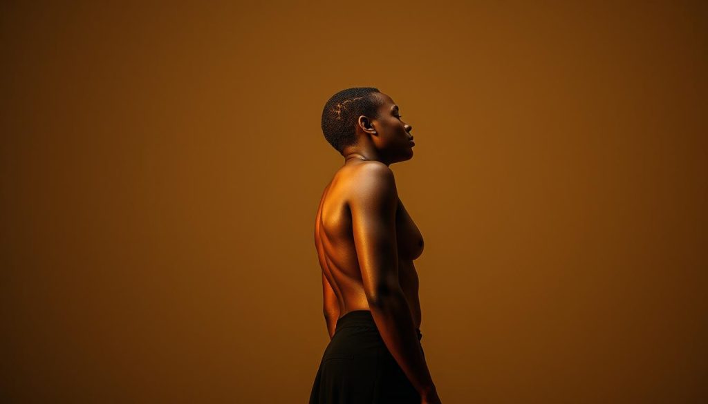 A serene, dignified figure standing tall, shoulders back, head held high, emanating an unwavering sense of self-worth and inner strength. The lighting is soft and warm, casting a gentle glow on the subject's features, highlighting their poise and confidence. The background is muted and uncluttered, allowing the central figure to take center stage. The overall composition conveys a sense of calm, quiet determination, and a quiet defiance in the face of adversity, embodying the essence of "human dignity". A serene, dignified figure standing tall, shoulders back, head held high, emanating an unwavering sense of self-worth and inner strength. The lighting is soft and warm, casting a gentle glow on the subject's features, highlighting their poise and confidence. The background is muted and uncluttered, allowing the central figure to take center stage. The overall composition conveys a sense of calm, quiet determination, and a quiet defiance in the face of adversity, embodying the essence of "human dignity".