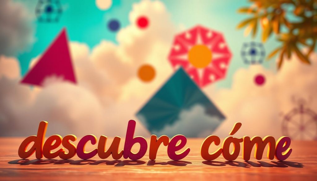 A vibrant, photorealistic image of the Spanish phrase "descubre cómo" (discover how) set against a lively, colorful background. The words should appear to be hand-painted with a bold, expressive brush stroke, conveying a sense of discovery and exploration. The foreground should be sharply in focus, with the letters casting soft, natural shadows. In the middle ground, incorporate abstract, geometric shapes and patterns in a complementary palette, evoking a sense of dynamism and movement. The background should be a hazy, atmospheric scene, with subtle gradients and hints of natural textures like clouds or foliage, creating a dreamlike, contemplative mood. Employ warm, vibrant lighting from an angle that casts interesting shadows and highlights the dimensional, textural quality of the elements. The overall composition should feel balanced, visually striking, and emblematic of the themes of "¿hechos históricos de hoy, celebridades reconocidas, horóscopos 15.10.25". A vibrant, photorealistic image of the Spanish phrase "descubre cómo" (discover how) set against a lively, colorful background. The words should appear to be hand-painted with a bold, expressive brush stroke, conveying a sense of discovery and exploration. The foreground should be sharply in focus, with the letters casting soft, natural shadows. In the middle ground, incorporate abstract, geometric shapes and patterns in a complementary palette, evoking a sense of dynamism and movement. The background should be a hazy, atmospheric scene, with subtle gradients and hints of natural textures like clouds or foliage, creating a dreamlike, contemplative mood. Employ warm, vibrant lighting from an angle that casts interesting shadows and highlights the dimensional, textural quality of the elements. The overall composition should feel balanced, visually striking, and emblematic of the themes of "¿hechos históricos de hoy, celebridades reconocidas, horóscopos 15.10.25".