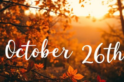 ¿Qué día es hoy en la historia,quién nació,de quién es el día,horóscopos26.10.25